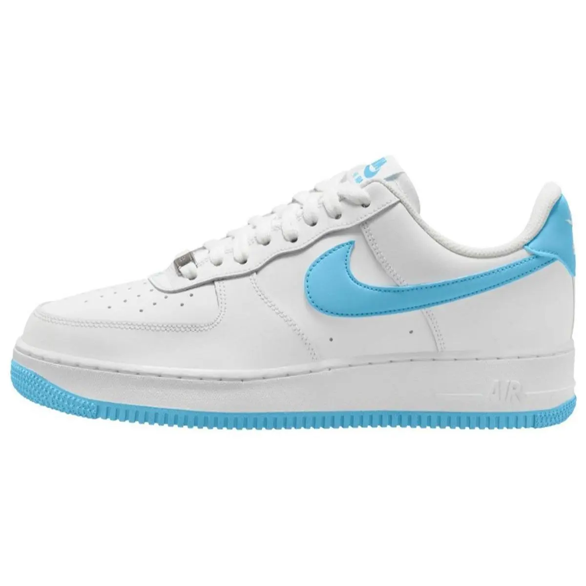 Nike Air Force 1 University Blue Low-Top Sneakers for Men Verifiable, with credentials and supporting global authentication