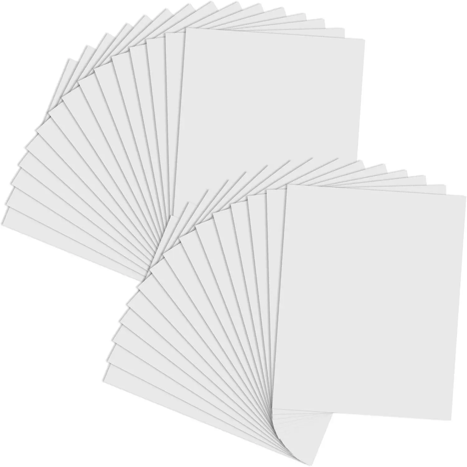 30 Pack Foam Boards 8x10 Inch Foam Core Backing Board White 1/5" Thickness Mat Board Polystyrene Poster Board Signboard Perfect for Presentations School Office & Art Projects