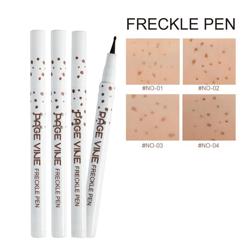 PAGE VINE European and American   natural realistic pigmented makeup freckle pen that doesn't fade easily