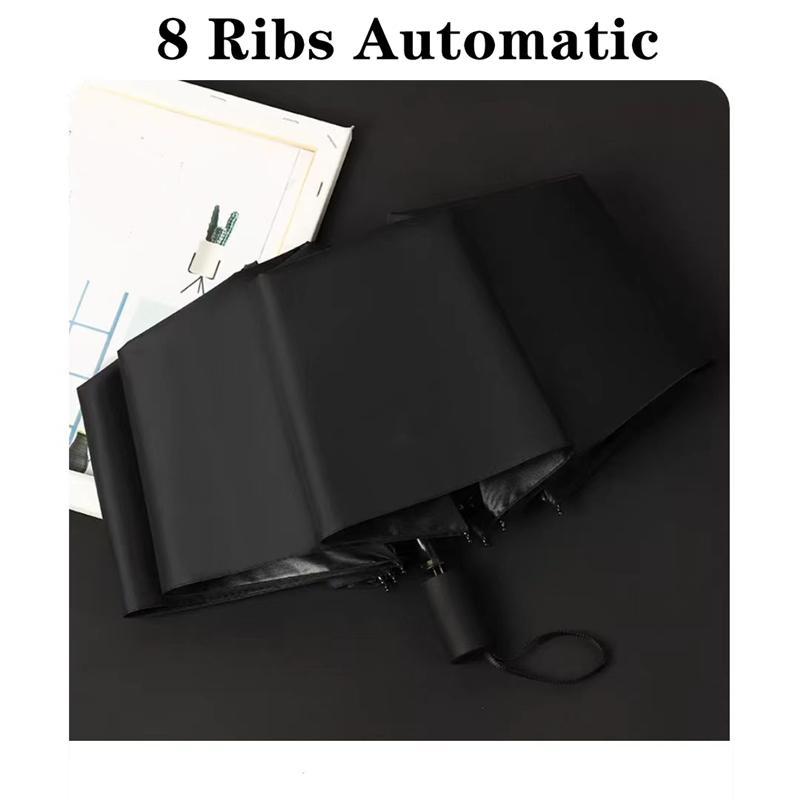 Automatic Open & Close Umbrella, Portable Foldable Umbrella, Windproof Rain Umbrella for Men & Women, Automatic Folding Umbrella, Wind Resistant Umbrella, Lightweight Waterproof Umbrella