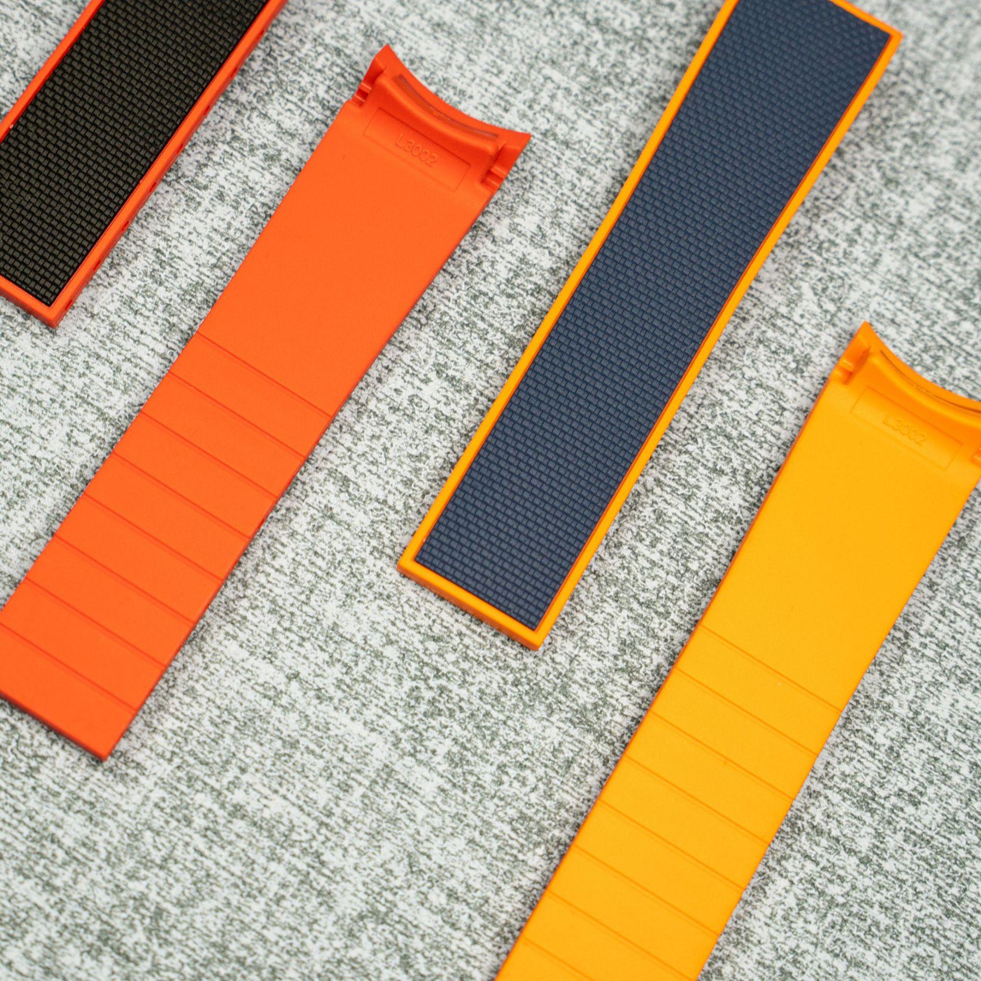 Suitable for Longines Conquest diving series liquid silicone watch strap