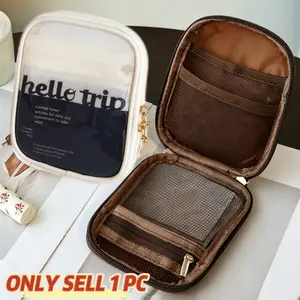 Portable Multi-functional Makeup Bag, Travel Makeup Pouch, Waterproof Makeup Organizer, Makeup Brush Holder, Makeup Tools Organizer, Waterproof Cosmetic Bag, Cosmetic Travel Bags, Cosmetics Bag
