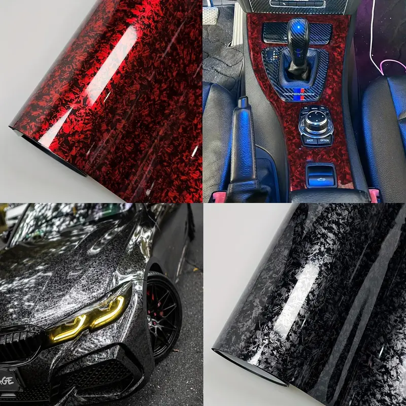 High Gloss Car Wrap Film, Decal, Waterproof & Durable Outdoor Scratch Masking Film, Car Interior Decorative Film, Car Accessories for Car Enthusiasts