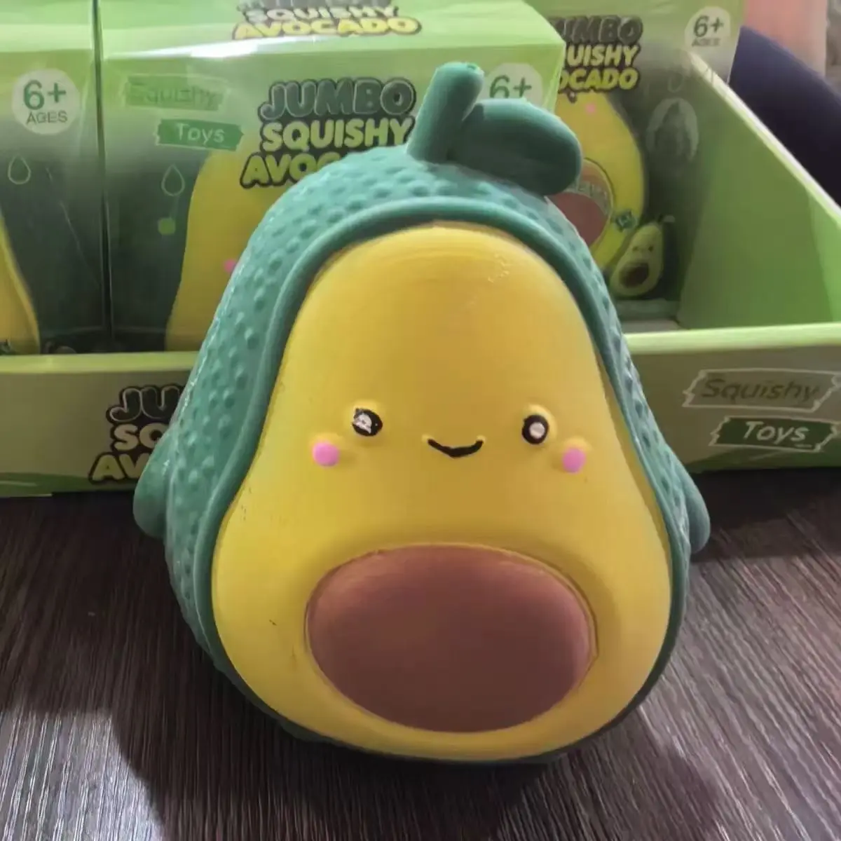 New Ultra Soft Large Avocado Squeeze Toy, Realistic Food Stress Relief Toy, Fruit Squeeze Toy, Perfect for Relaxation and Fun