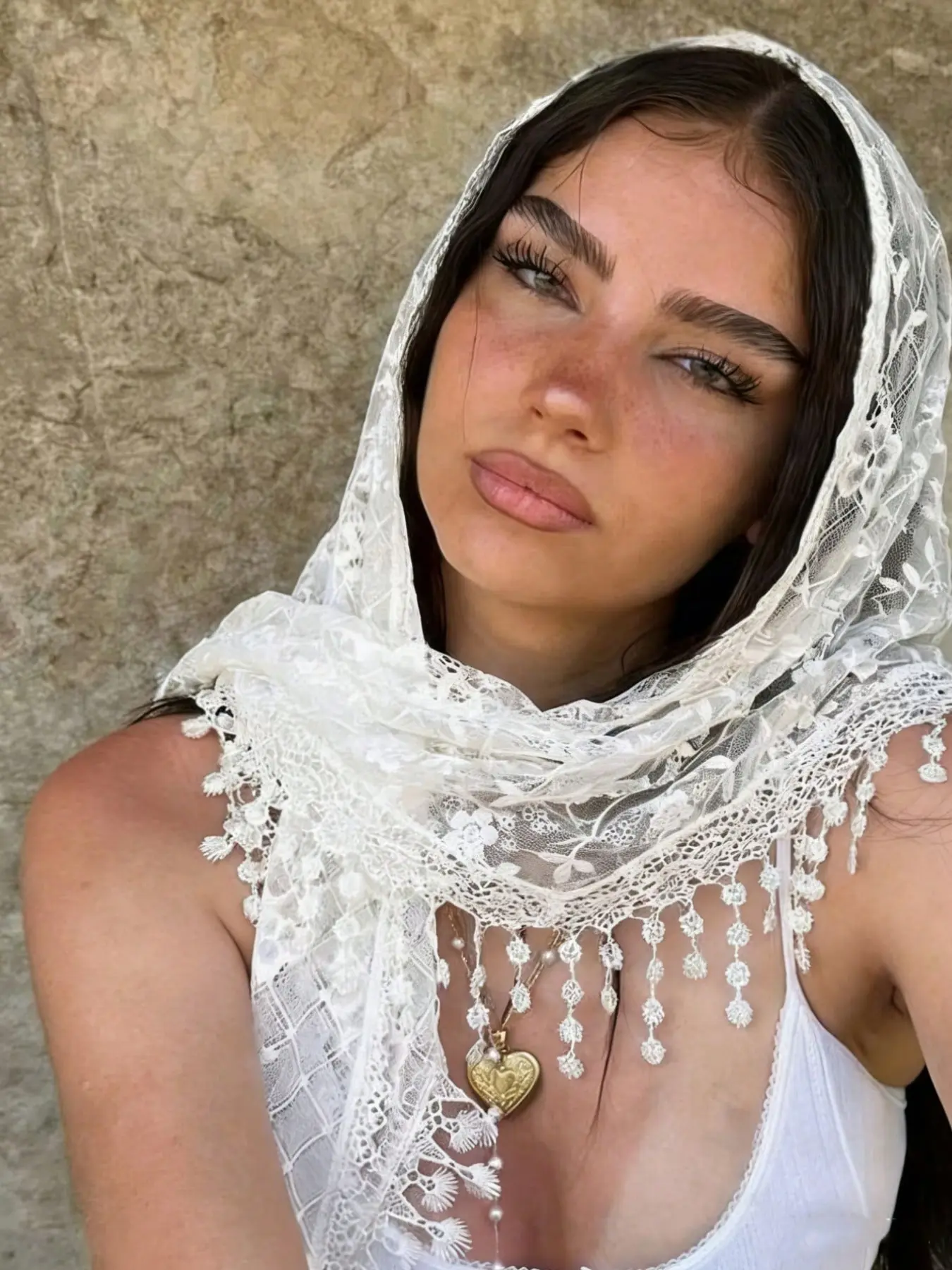 Women’s Lightweight Triangle Floral Lace Fringe Scarf, Fashion Bandana Wrap, Summer Beach Hair Scarf, Neck Scarf, Headband Accessory