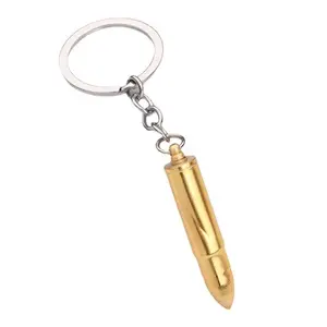 Brass Bullet Keychain Hidden Ear Pick Wax Remover Tool for Men Minimalist EDC Pocket Multi-tool Waterproof Secret Storage Compartment Capsule Vintage Metal Key Ring Tactical Backpack Charm Novelty Gag Birthday Christmas Gift Ideas Gadgets Accessories