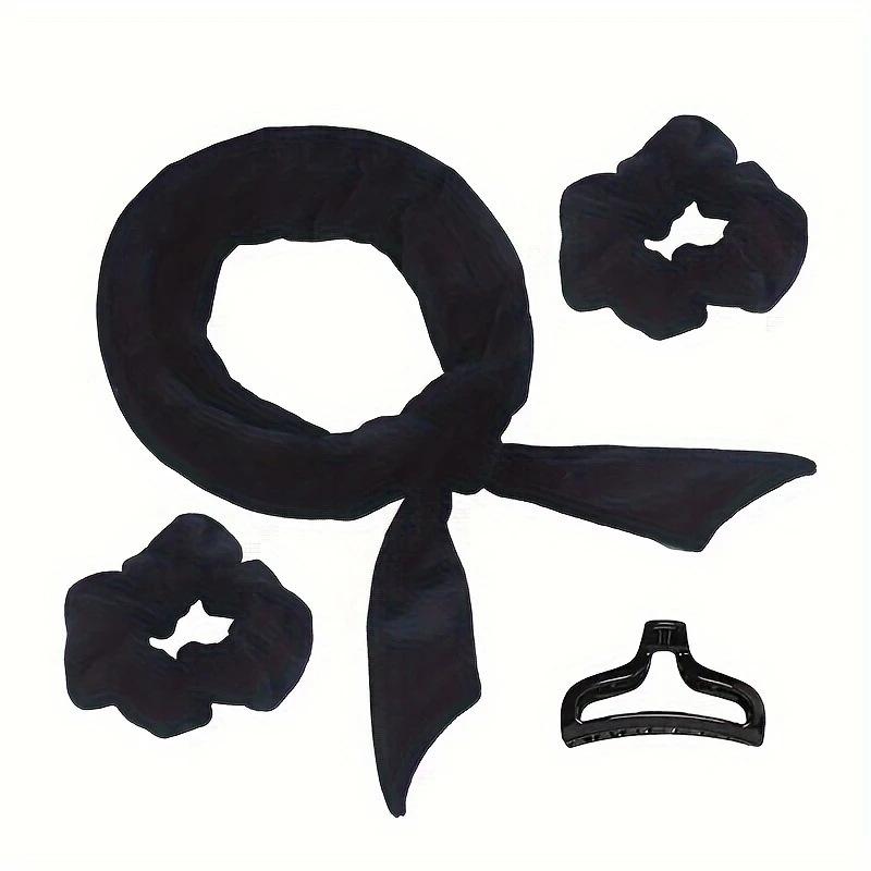 Heatless Hair Curler Set - No Heat Bow Curler Big Wave Overnight Sleep Curls Kit with Shower Cap & Eye Mask, Hot-Selling Damage-Free Curling Ribbon for Long/Short Hair, Lazy Girl Hair Styling Tools for Sleeping, Daily Use & Travel, Best Curly Hair Artifac