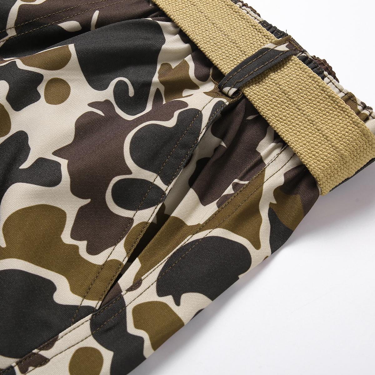 Signature Camo Utility Kit Mens High-End Casual Shorts with Exclusive Included Belt & Cargo Pocket Design for Style Collectors & Outdoor Enthusiasts