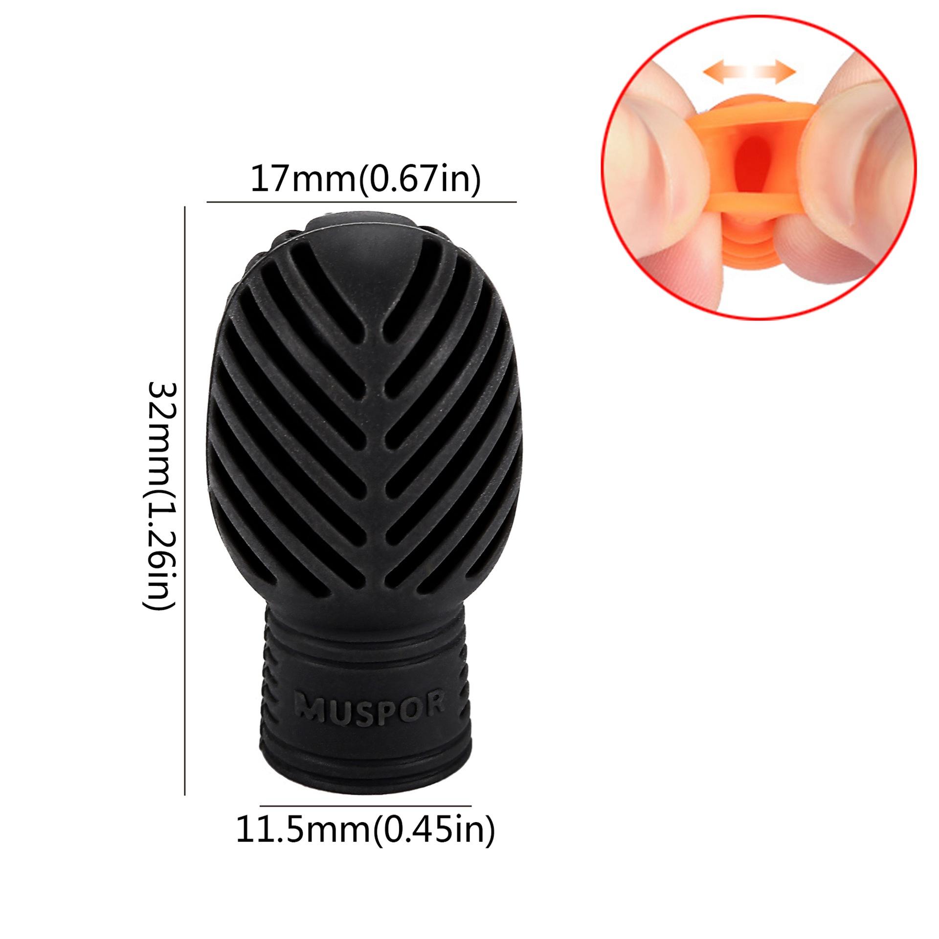 Silent silicone drumstick mute pad, mute drum pad for practicing drum skills, silencer