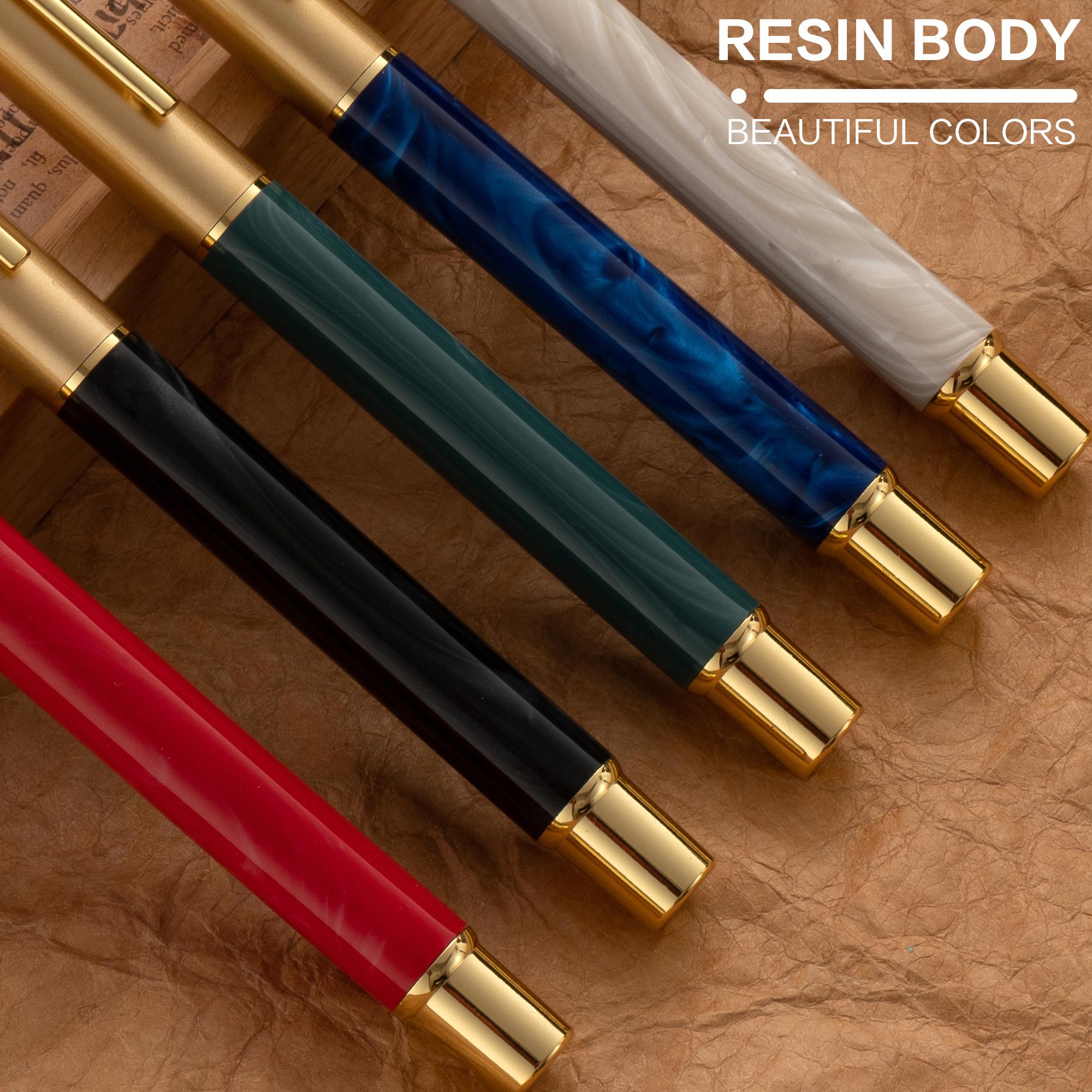 Metal Fountain Pen Set, 1 Count Fountain Pen with Ink & Gift Box, Smooth Writing Pen Set, Gift for Men & Women, Office Fountain Pen, Specialty Pen