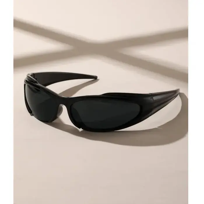 Unisex Small-Frame Lightweight Plastic Women's Sunglasses - Trendy Versatile Sporty Eyewear, Plastic Body Streetwear Accessory, Plastic Body Women's Sunglasses