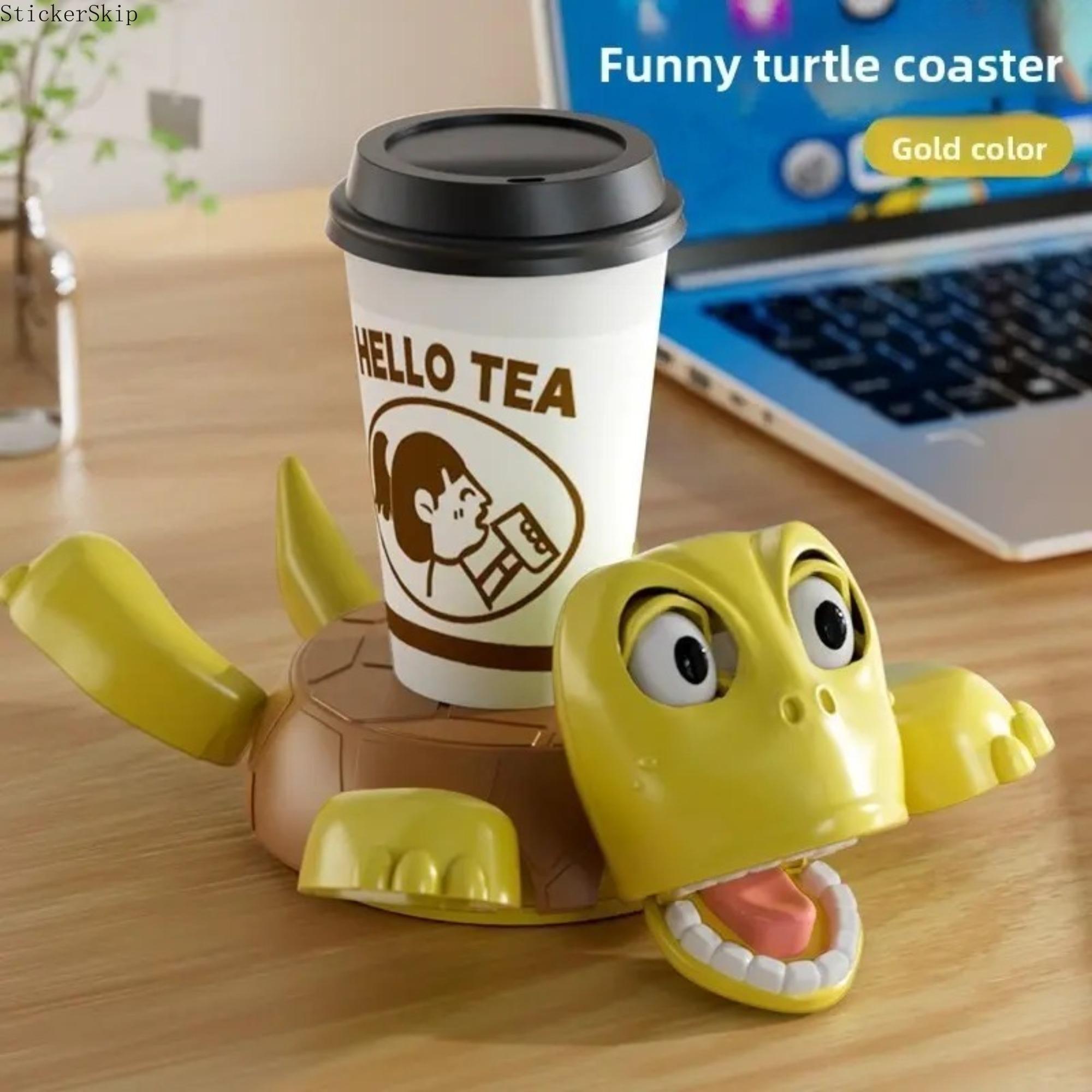 2026 Funny Turtle Coaster Desk Toy – Press Me Cute Turtle Cup Holder, Stress Relief Fidget Desk Decor for Office & Home, Creative Novelty Gift for Coworkers, Friends & Coffee Table Setup 2026 Funny Turtle Coaster Desk Toy – Press Me Cute Turtle Cup Holder, Stress Relief Fidget Desk Decor for Office & Home, Creative Novelty Gift for Coworkers, Friends & Coffee Table Setup