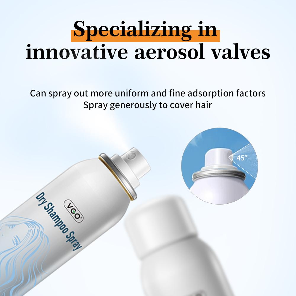 VGO-Dry Shampoo Spray 150ml/5.07 oz - Oil Control and Volumizing Haircare Instantly Refreshing Hair Gentle Comfort Cleanser for Healthy Scalp Bar Growth Expandable Lazy Bun Holder paddle brush World-Famous