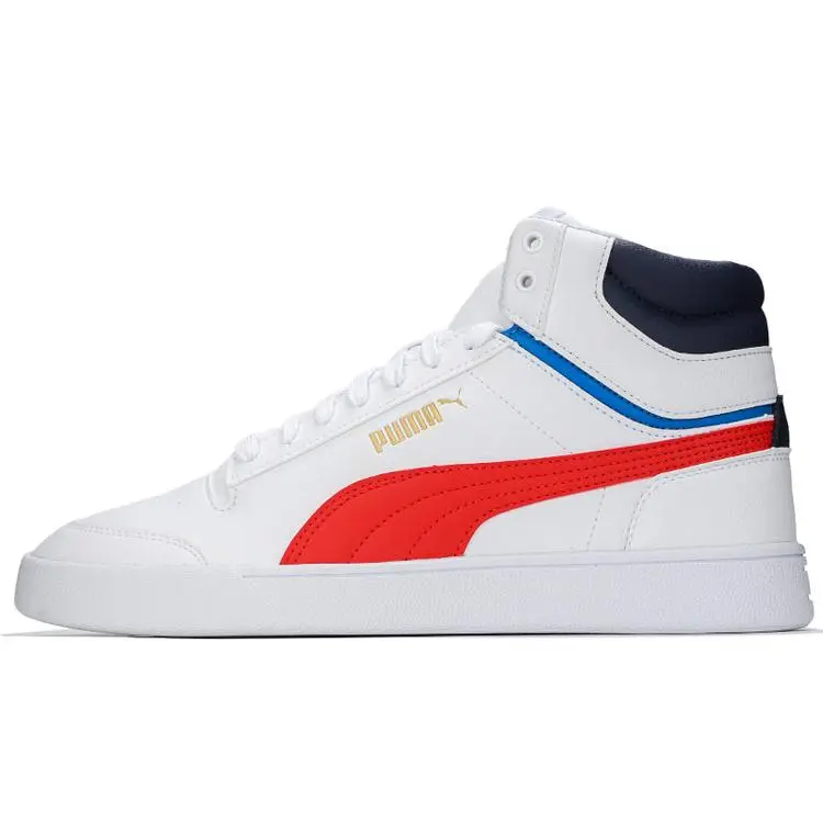 Puma Shuffle Mid 'White High Risk Red' 380748-03