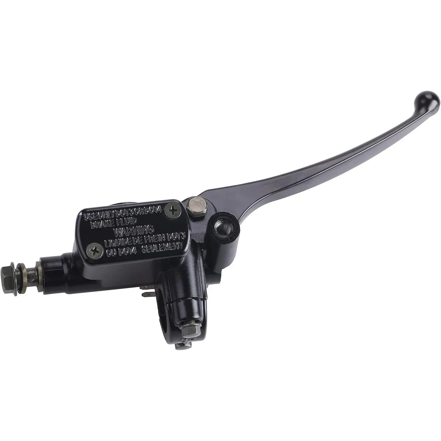 Front Brake Master Cylinder Lever Pump Right Side with 8mm Mirror Hole for GY6 50cc 125cc 150cc 250cc Scooter Moped ATV Dirt Pit Bike