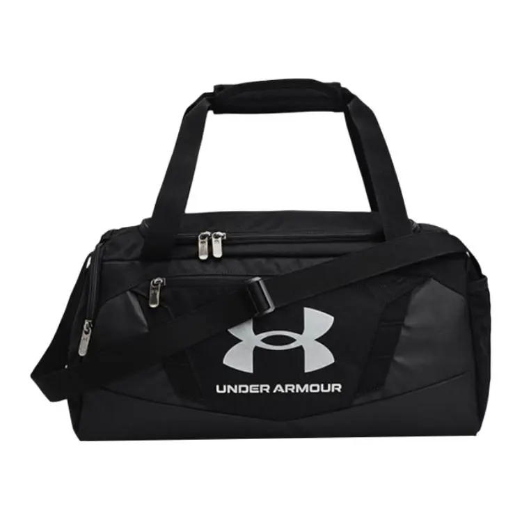 Under Armour UA Minimalist Oversized Logo Polyester Sports Duffel Bag for Men and Women – Black
