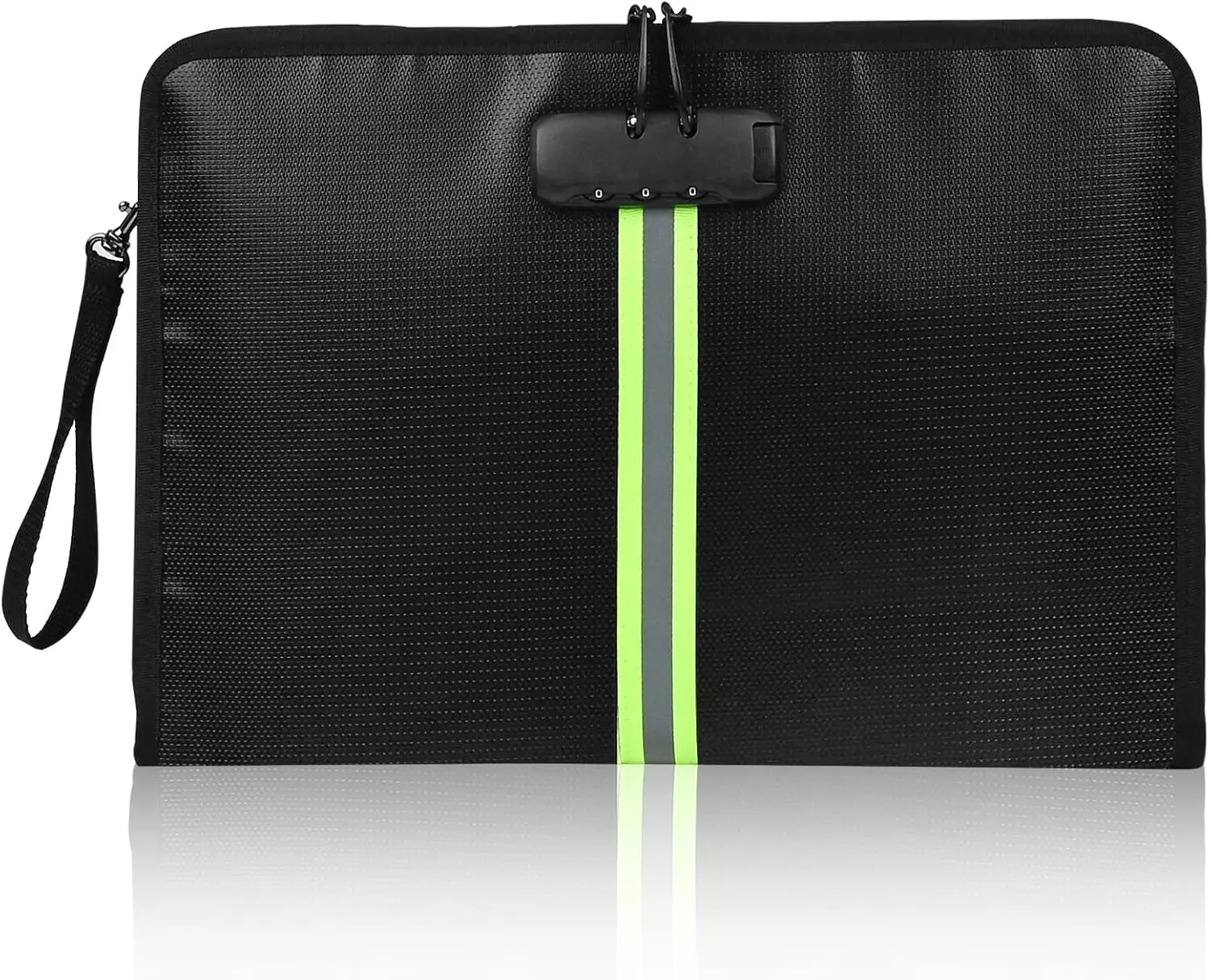 5200℉ Fireproof  Document Bag (34x24x2.8cm), Safe Fireproof  Bag with Digital Combination Lock for Documents,,,Valuables