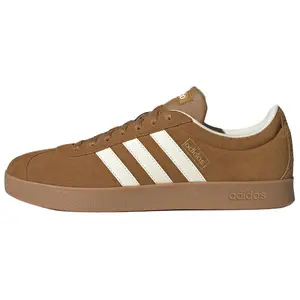 Adidas VL Court Classic Retro T-Toe Sneakers for Men and Women – Comfortable Low-Top German Training Shoes in Brown Verifiable, with credentials and supporting global authentication