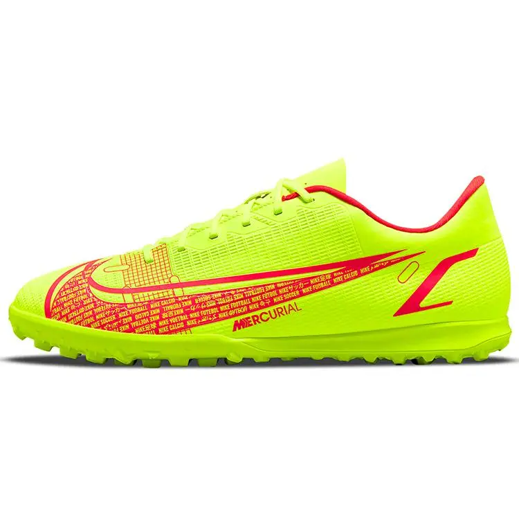 Nike Mercurial Vapor 14 Club TF Soccer Cleats for Men and Women – Fluorescent Yellow, Artificial Grass Compatible Verifiable, with credentials and supporting global authentication