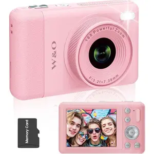 Digital Camera, Camera,Pint and Sht Digital Cameras  ,ith 2.8" LCD Screen,64MP,16X Zm,-in   SD Card  Bys Girls( )