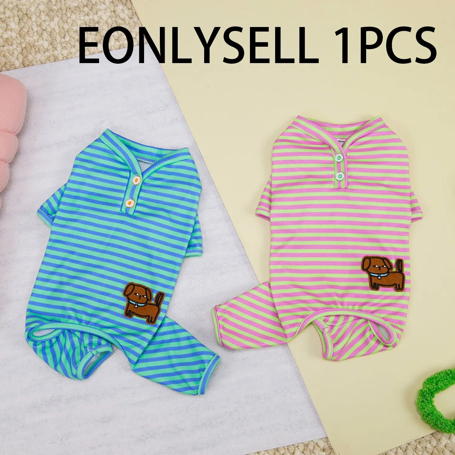New Spring and Summer Cool Dog Clothes, Husky Clothes, Puppy Clothes, Cat Clothing, Small Animal Shirts, Vests - Breathable and Cool Two-Legged Suits, Onesies, English Style Casual Sun Protection Dog Clothes for Small Animals