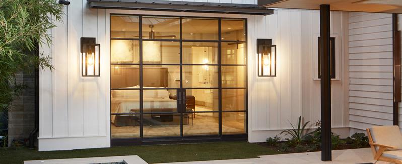 2-Pack Outdoor Wall Light, Exterior Waterproof Wall Sconce Light Fixtures,  Outdoor Wall Lamp with Clear Glass for House, Porch, Front Door, Garage, Patio, Bulbs Not Included