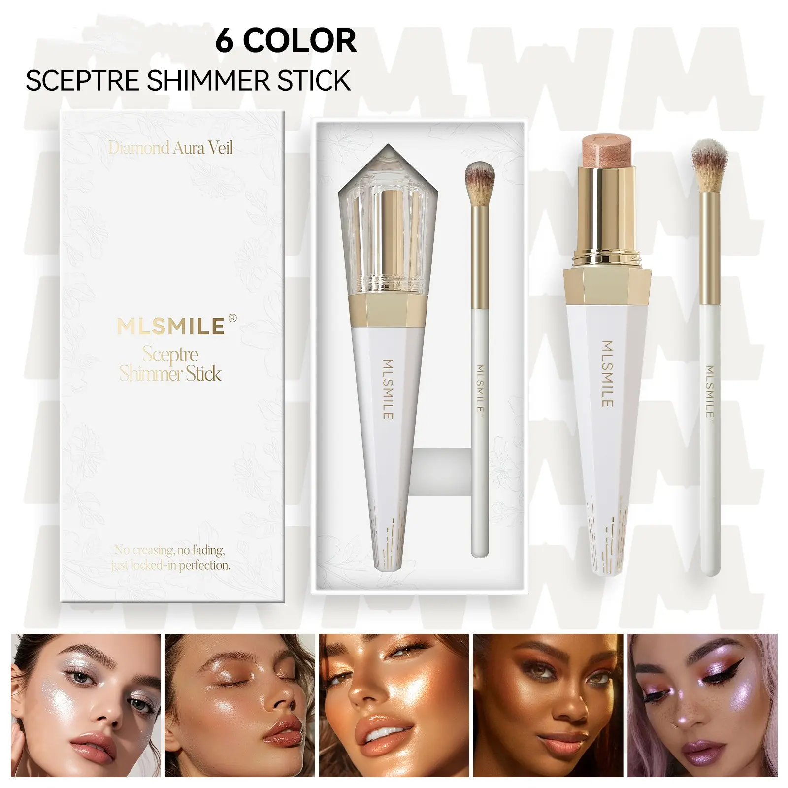 Multi-Purpose Glow Highlight Stick, Fine Micro Shimmer Without Chunk Glitter, Long Last Waterproof Formula, Can Be Used As Liquid Eyeshadow Or Body Highlighter, Portable Stick For Outdoor Makeup Touch Up, Long Lasting Highlighter