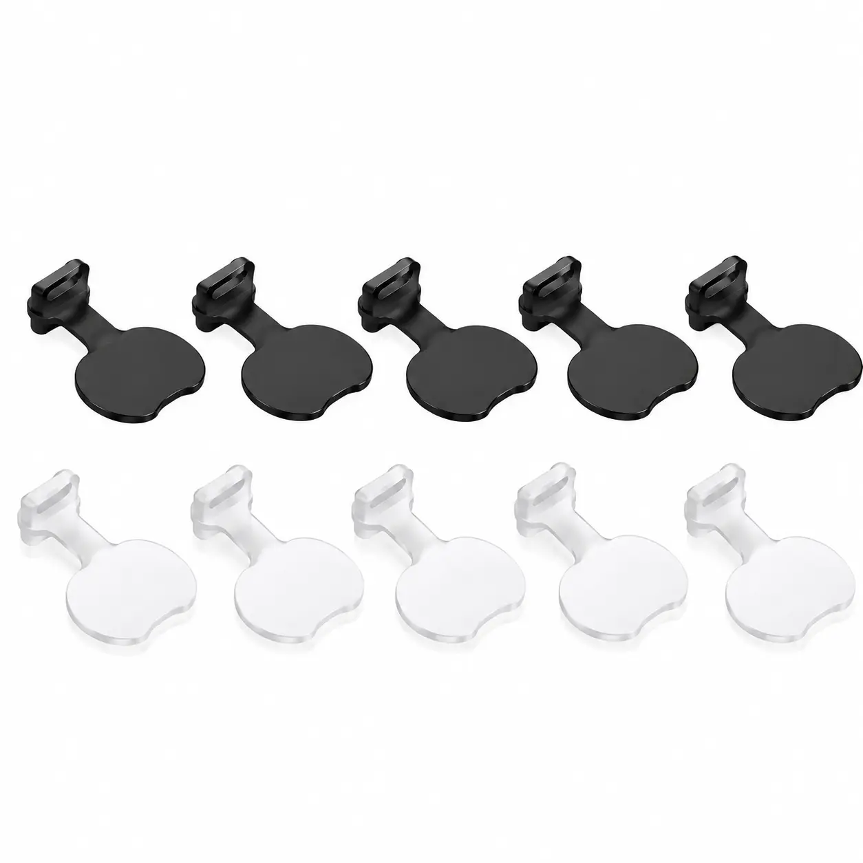 Universal Dust Plug Set for USB-C and Lightning Charging Ports – Reusable Adhesive Port Protectors to Prevent Dust, Debris, and Damage, Ideal for Smartphones and Tablets, 10-Pack or 20-Pack Options Available