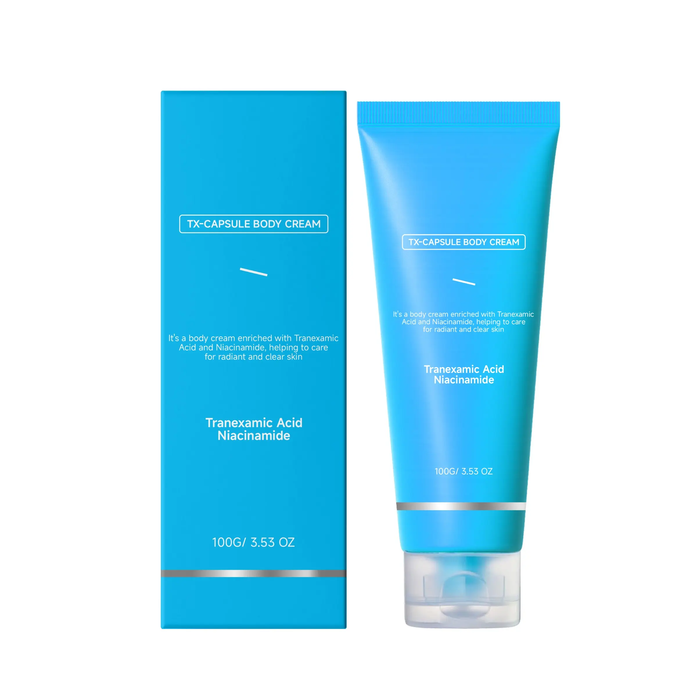 Niacinamide Brightening Body Lotion for Hydration and Moisturization, Light and Featherweight Texture, Soft and Hydrated Skin, Daily Skin Care for Radiance