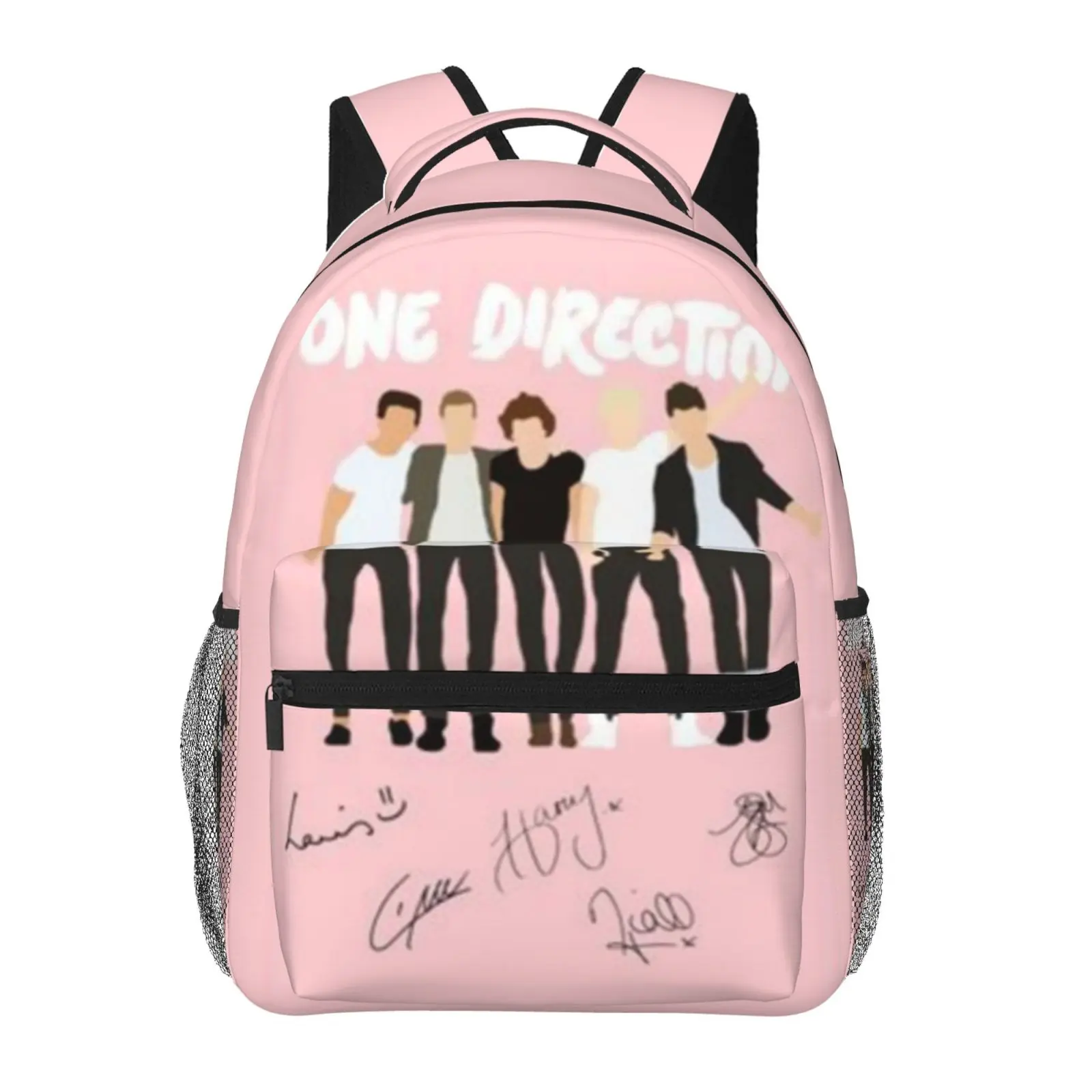 Large Capacity Cartoon  One Direction2 Backpack, Anime Student School bag, boys girls Breathable Adjustable Shoulder Straps School Daypack, Durable Lightweight Book Bag for Daily School Travel Camping Office