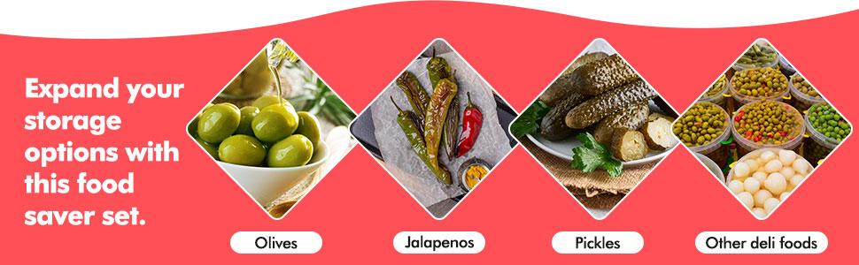 3 Pieces Jalapeno Pickle Containers with Strainers Square Dispensers Free Storage of Condiment Food Pickle Holder with Easy to Open Lid Design for Pickled Kitchen Tools (Yellow)