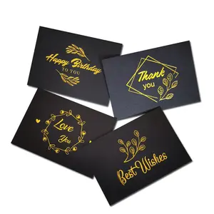 100-Pack Mini Foil Floral Thank You Cards with Rhinestone & Resin Accents, Thick Paper Blank Front Wedding Guest Favors, Decorative Gift Insert Tags for Party Favor Packaging, Multicolor,Rose,Valentine,Charm