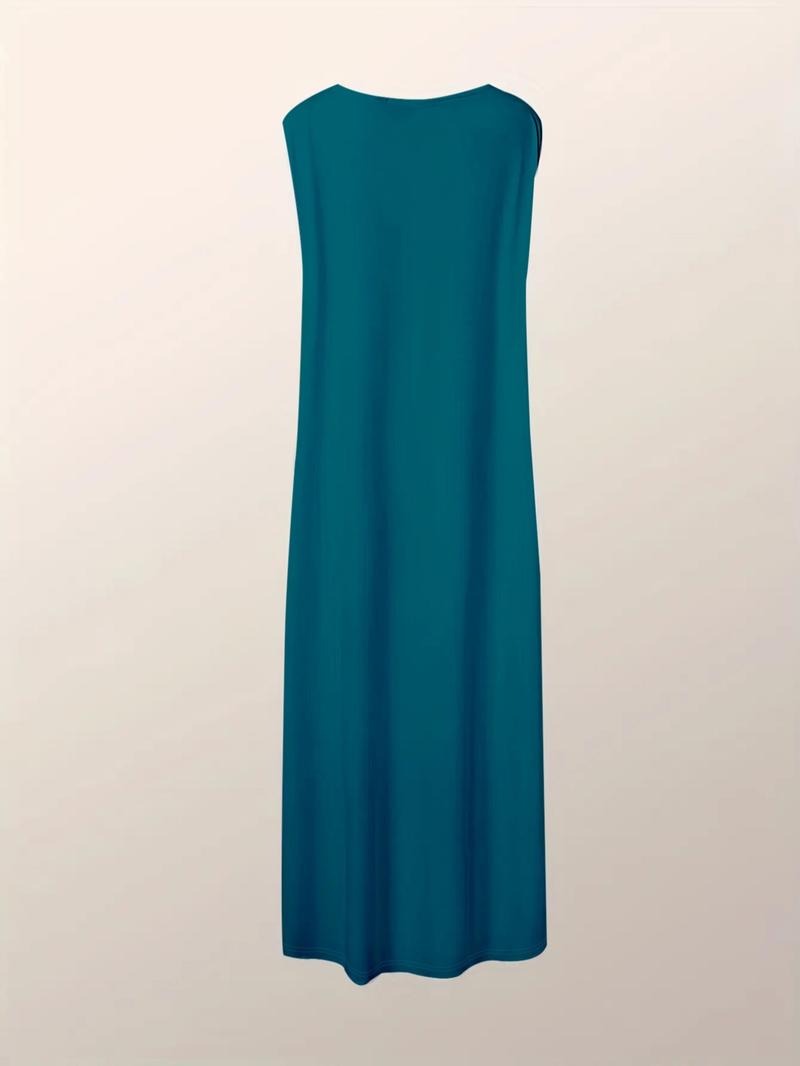 【Plus Size】 Figure Graphic High Low Tank Top, Casual Sleeveless Round Neck Top, Summer Outfits 2024, Tops for Women, Women's Plus Clothing for Daily Wear