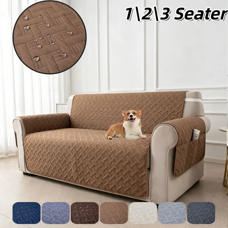 Anti-Dirty Sofa Seat Cushion Cover, Easy Disassembly, Anti-Splashing, Minimalist Style, Home & Living Room Decor
