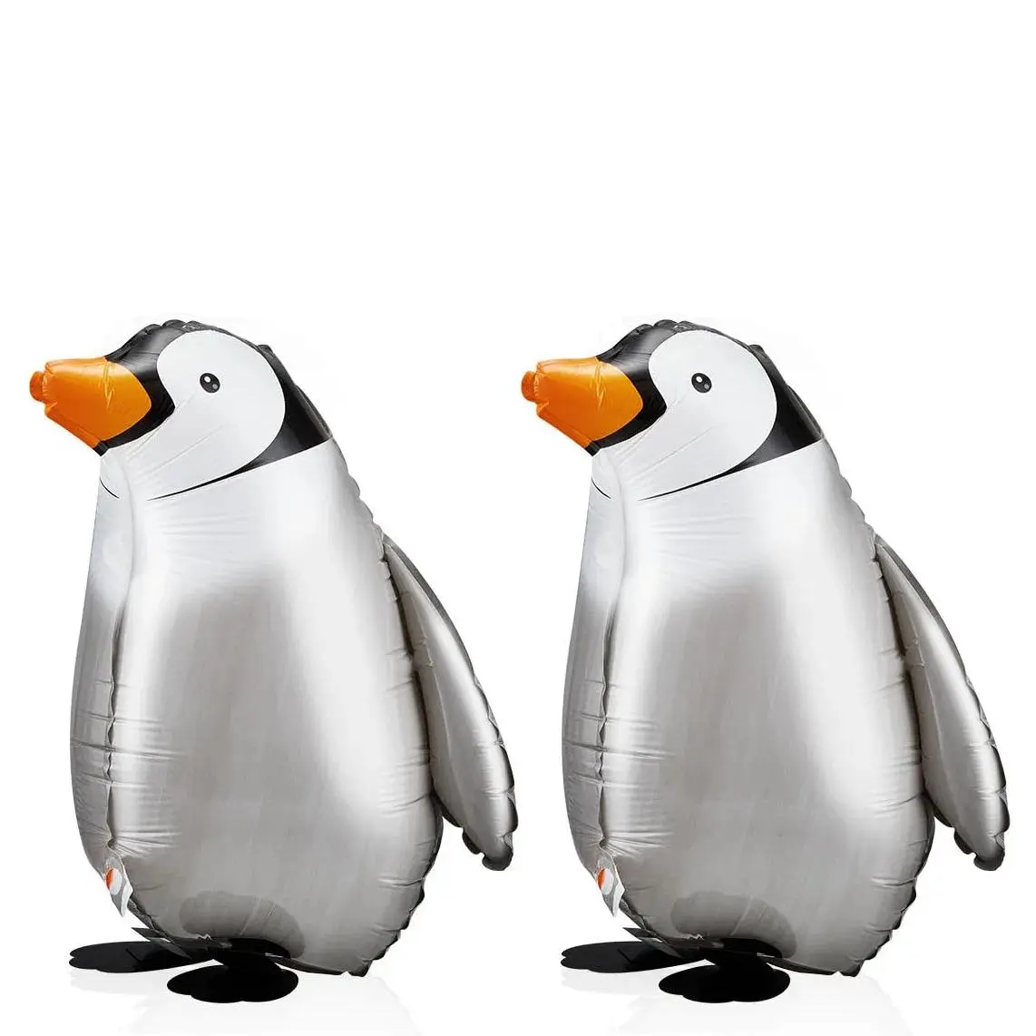 2pcs 19 Inch Walking Penguin Foil Balloons Family Party Pet Party Birthday Party Supplies Pet Walking Animal Helium Balloons