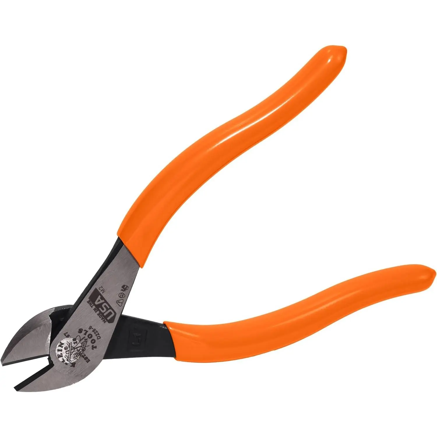 D2286 Diagonal Cutting Pliers, 6-Inch, USA,-Duty Wire Cutters with High Leverage, Side Cutters with Blades and Hot Riveted Joint