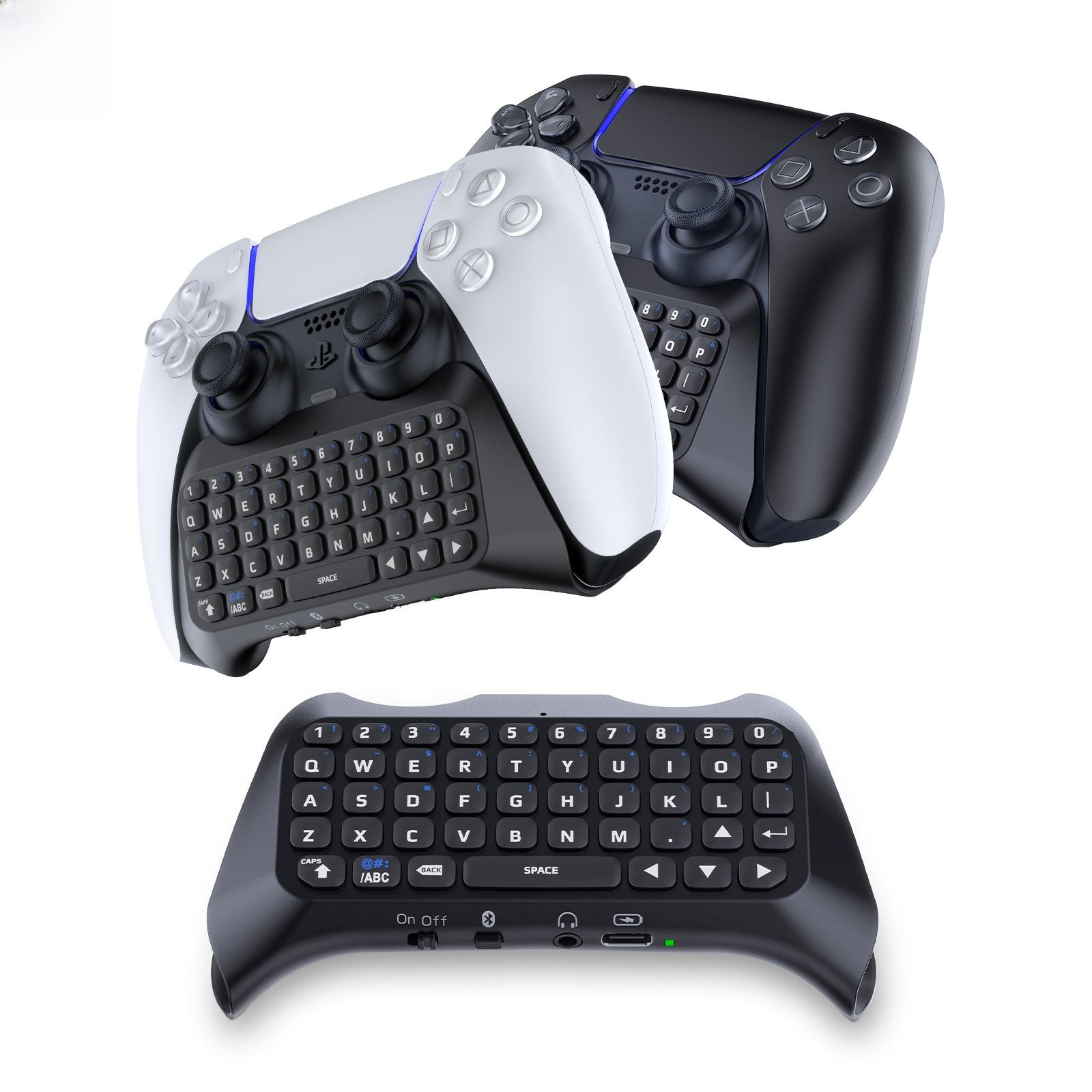 🎙️ PS5 Controller Wireless Keyboard |   Built-in Speaker for Voice Chat - Gamer Must-Have ✅ PS5 Wireless Controller Keyboard with Speaker |   Lag-Free Voice Chat - Essential Accessory
