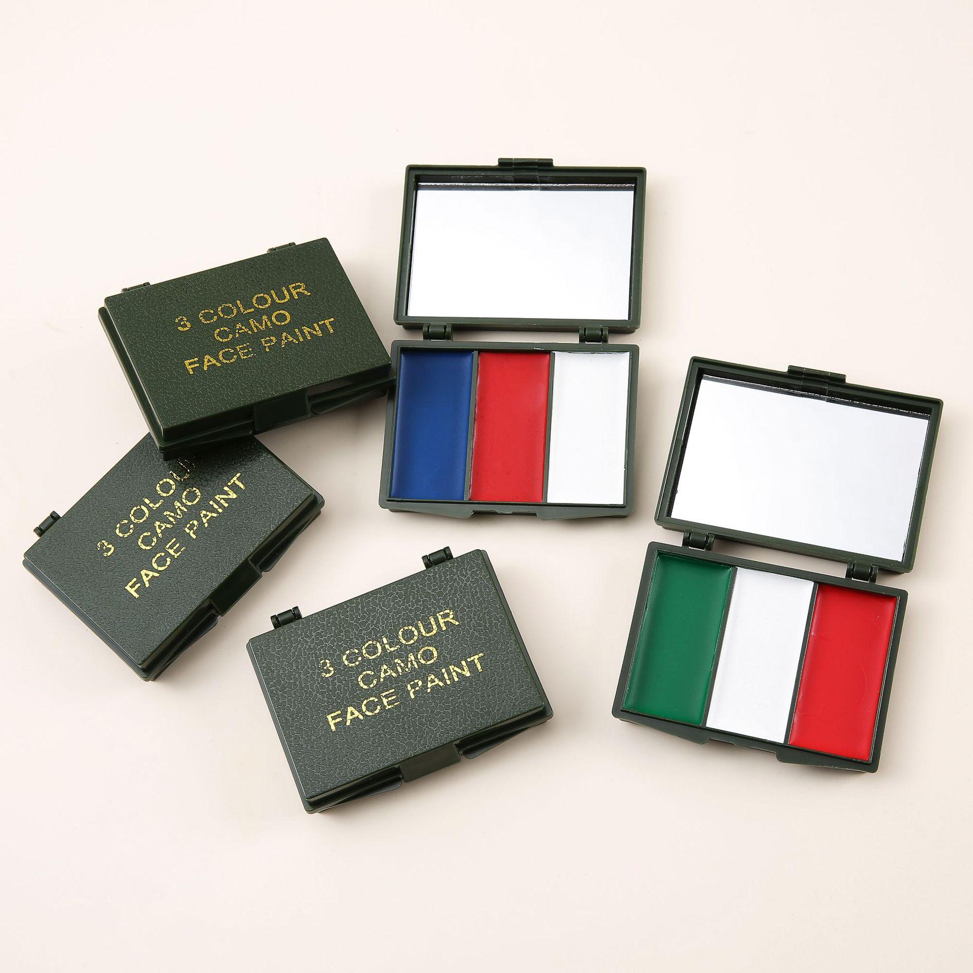 Popular World Cup Football Fan Face Paint 3-Color National Flag Face Paint Body Paint