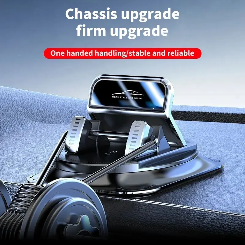 Car phone holder 360 degree rotation, suitablefor car navigation in-car dashboard, horizontaland vertica screen adjustment angle,suctioncup fixed non-slip mobile phone holdersuitable for iPhone and Android, Cellphone Holder For Car