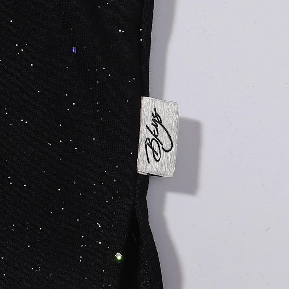 Retro Y2K BKYS Hip Hop Streetwear T-Shirt, Vintage Washed Heavyweight Bling Rhinestone Glitter Print, Loose Casual Unisex Cotton Short Sleeve Tee