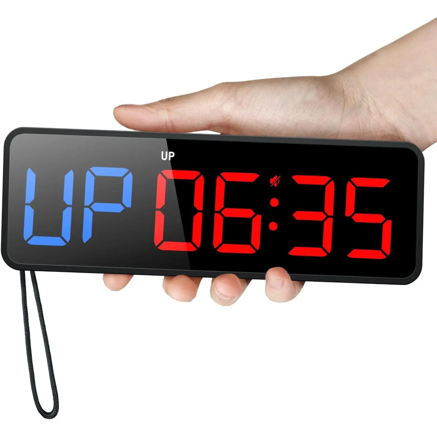 Portable Gym Timer Clock: Fitness Digital Clock with Strong Magnet
