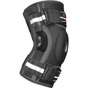 Professional Knee Brace for Knee Pain, Hinged Knee Support with Removable Dual Side Stabilizers, Strong Stability for Joint Pain Relief, Arthritis, Meniscus Tear, ACL, PCL, MCL, Runner, Workout