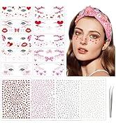 20Pack Valentine's Day Cake Stencil Templates Decoration, Reusable Valentine's Day Cake Cookies Baking Painting Mold Tools, Dessert, Coffee Decorating Molds Cappuccino Mousse Hot Chocolate