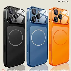iPhone 17/16/15 Series Full Coverage Anti-Drop Tempered Glass Tpu Case, Protective Shell for 17/16/15/14/13/12/11 Pro Max Models