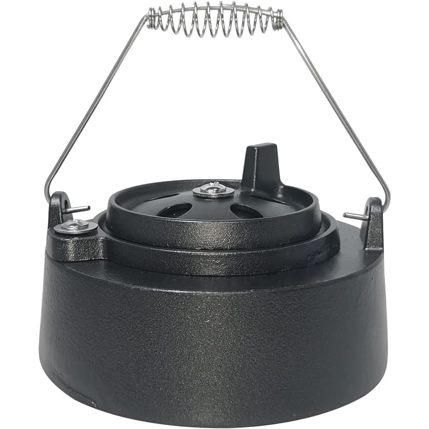 Cast Iron Cap for Big Green Egg Dual Function Metal Top, Daisy Wheel Chimney Cap for M/L/XL/XXL Big Green Egg Accessories Replacement