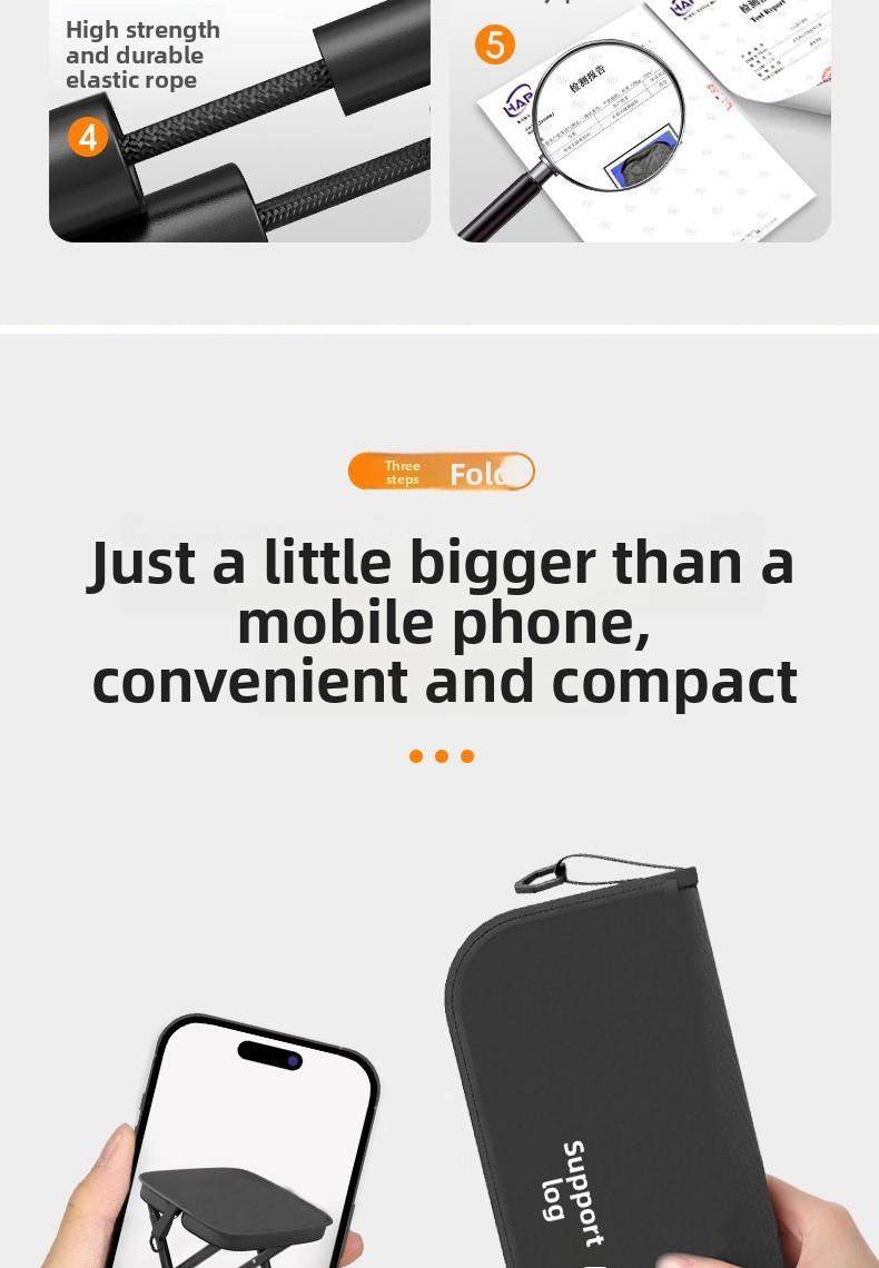 Outdoor chair, crossbody bag, folding stool, pencil case, portable simple camping equipment stool, sports backpack, folding chair