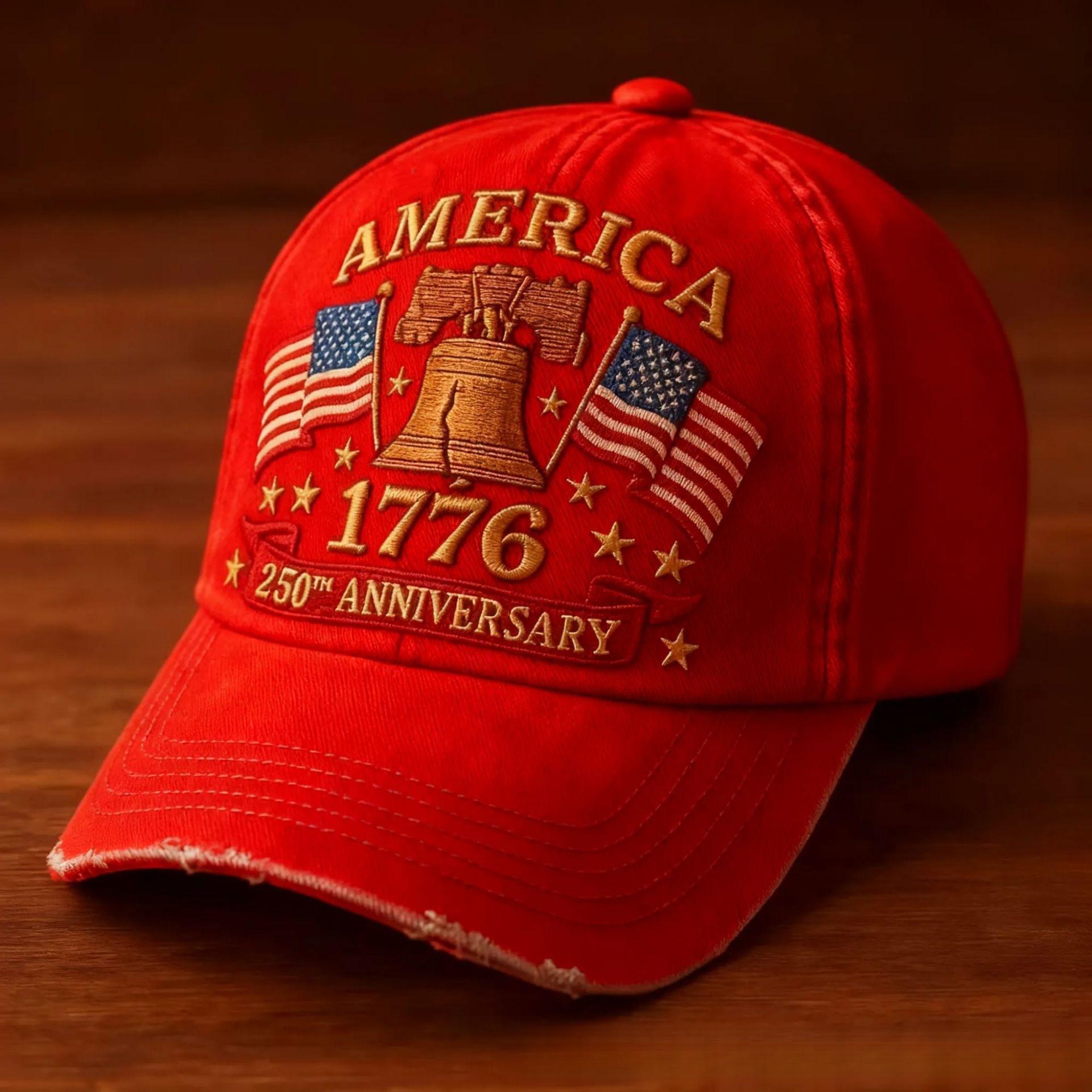 2026 New Printed Hat Marine Corps 250th Anniversary Cap Baseball Cap with National Flag