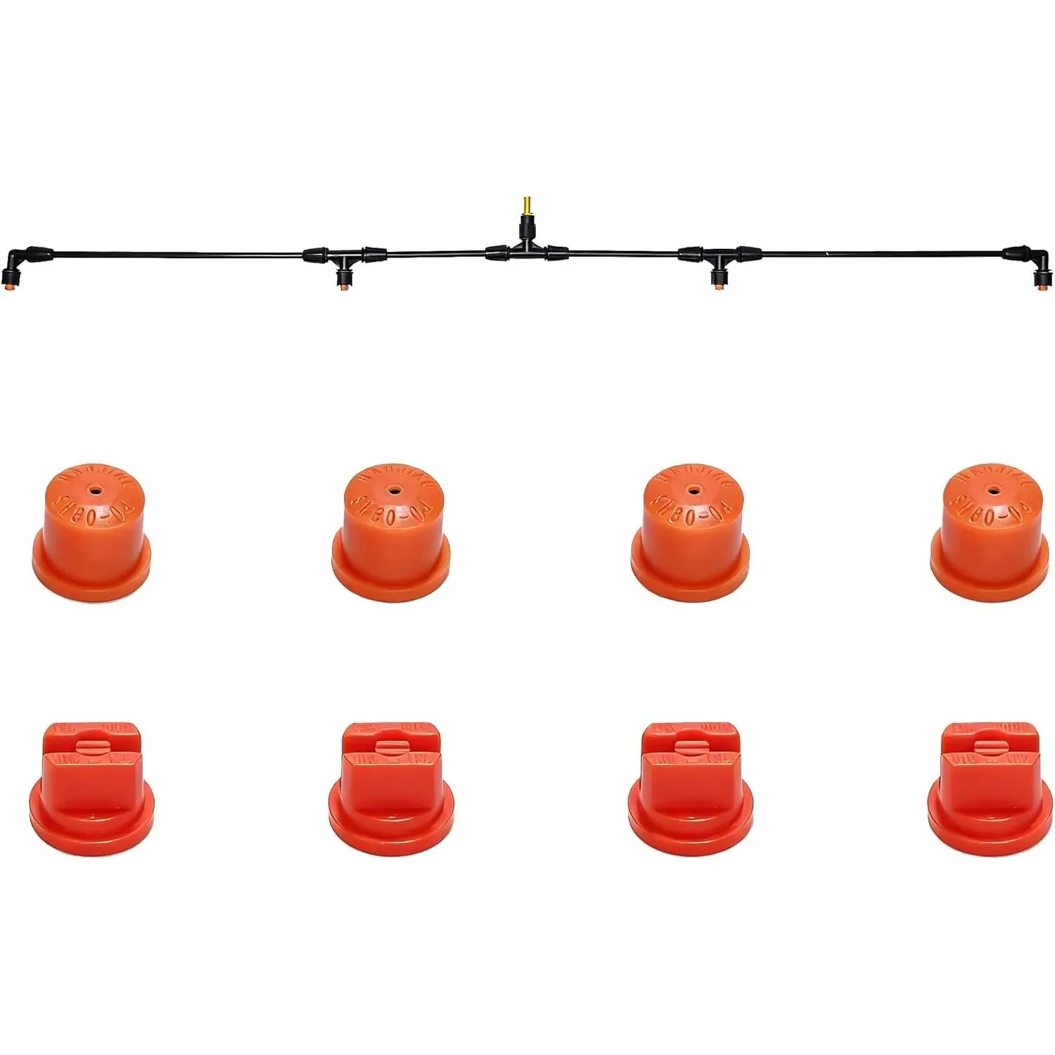 Sprayer Boom Wand 02 for ATV, Tractor & UTV - Agricultural Wide-Coverage Spray Attachment with Cone & Fan Nozzles