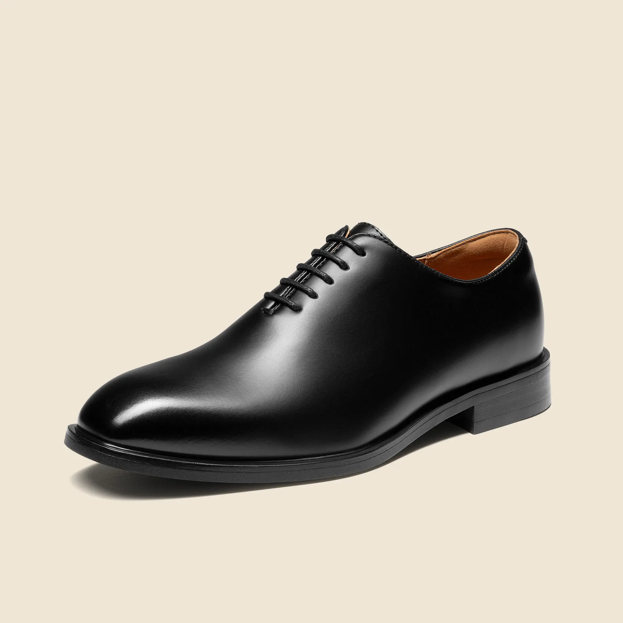 【BRUNO MARC Anniversary】 Men's Elegant Style PU Oxfords, Classic Formal Dress Shoes for Business, Comfortable Closed-Lace Footwear, Elegant Style Men's Oxfords, Men’s Shoes, Black-Pu, Closed Lace-Up, Laces tiktokshopbacktoschool