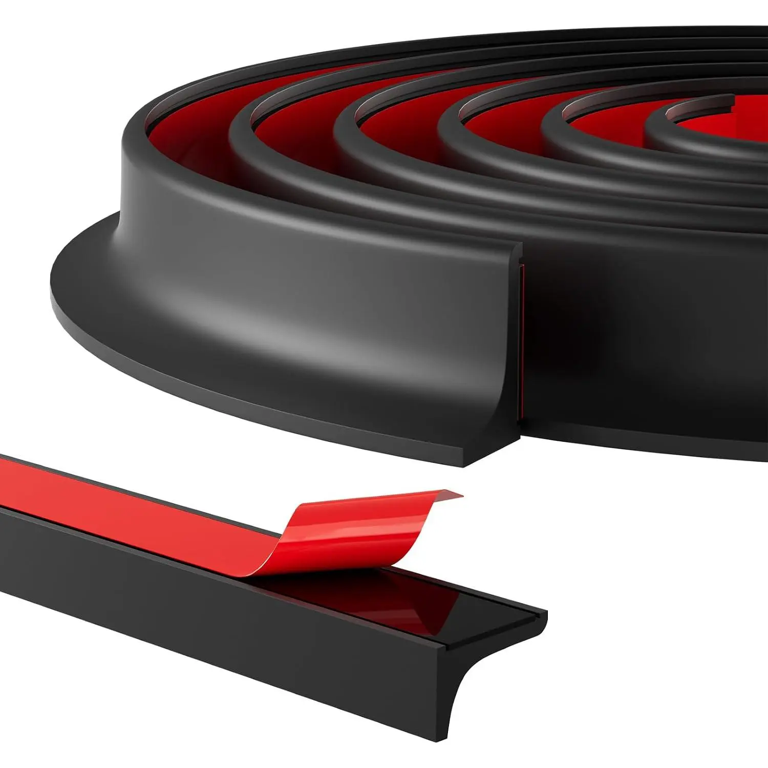 98 Inch Shower Threshold Water Dam Guard,  Rubber Shower Door Bootom Seal Strip for Walk in Shower